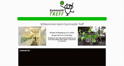 Desktop Screenshot of gymnastiktreff.de