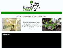 Tablet Screenshot of gymnastiktreff.de